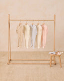 Quincy Mae Zip Long Sleeve Sleeper Footie ~ Fleur