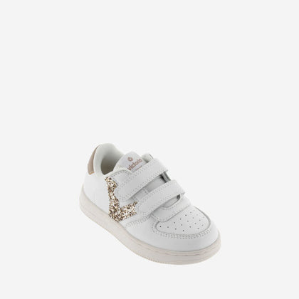 Victoria Velcro Sneakers with Glitter