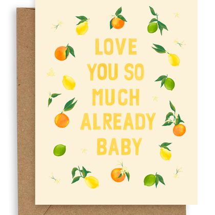 Citrus Baby Card