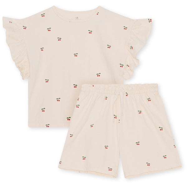 Konges 2 Pack Frill Set GOTS ~ Cherry