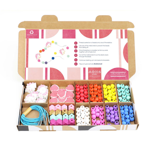 Cotton Twist - Unicorn & Heart Bracelet Making Kit