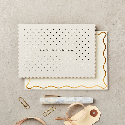 Katie Leamon - Bambino Grey New Baby Card