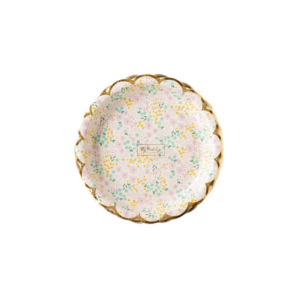 My Mind’s Eye - PGB943 - Ditsy Floral Round Scallop 7" Plate