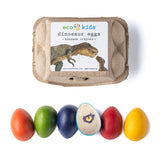 eco-kids - beeswax crayons - dinosaur eggs - case