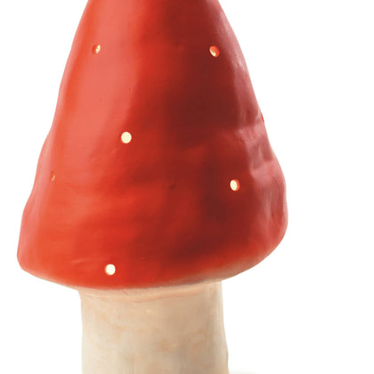 Egmont - Small Mushroom Red w/ Plug