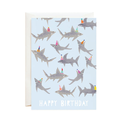Mr Boddington Shark Happy Birthday Card