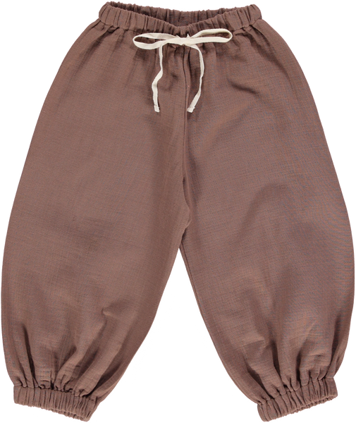 Liilu Lou Pants in Chocolate Brown