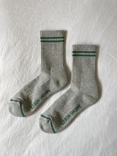 Le Bon Boyfriend Socks in Light Grey