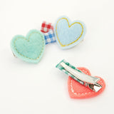 Meri Meri Felt Heart Hair Clips