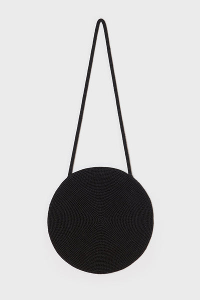 Misha & Puff Adult Full Moon Crochet Bag in Carbon