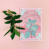 Sow the Magic Chocolate Mint Tarot Garden + Gift Seed Packet