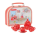Moulin Roty - Red Ceramic Tea Set