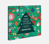 omy Christmas Sticker Coloring Poster