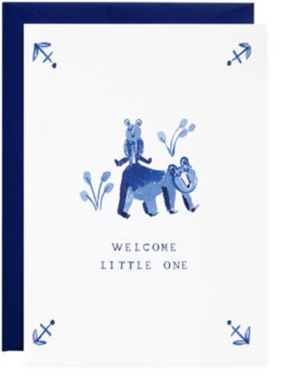 Mr Boddington Tiny Cards - Welcome Little One