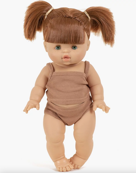 Minikane Gabrielle Baby Girl Doll with 2 Piece Set