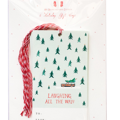 Mr. Boddington Laughing All the Way Gift Tags