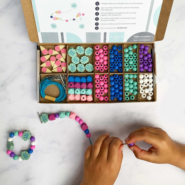 Cotton Twist Seaside Bracelet Making Kit
