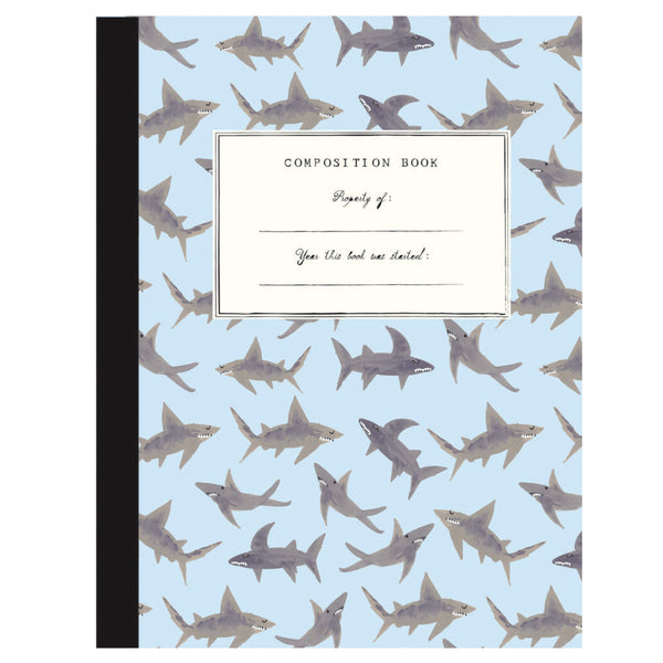 Mr. Boddington Composition Book - Sharks