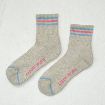 Le Bon Shoppe - Girlfriend Socks: Bright Grey