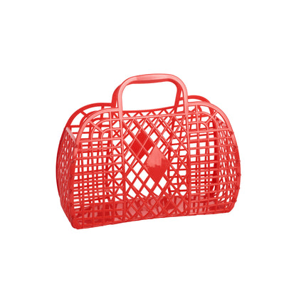 Retro Basket Jelly Bag - Small: Red