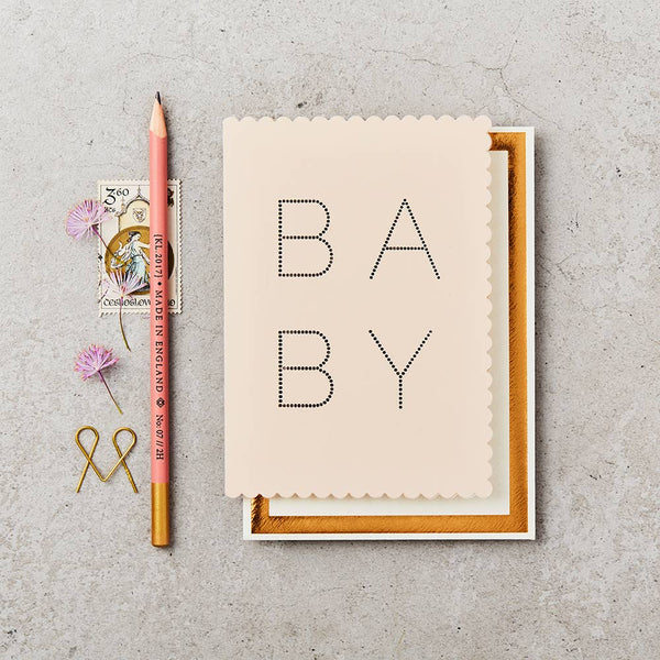 Katie Leamon - Luxe Baby Pink Greeting Card