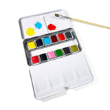 eco-kids - elseware watercolors - metal palette - case