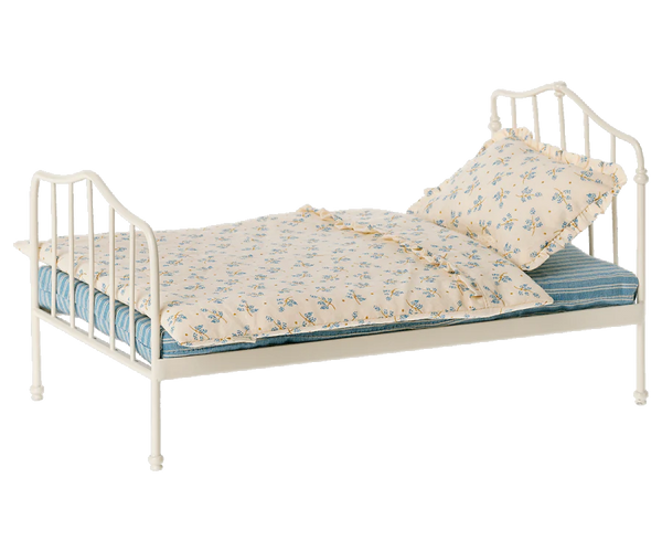 Maileg Miniature Bed - Blue