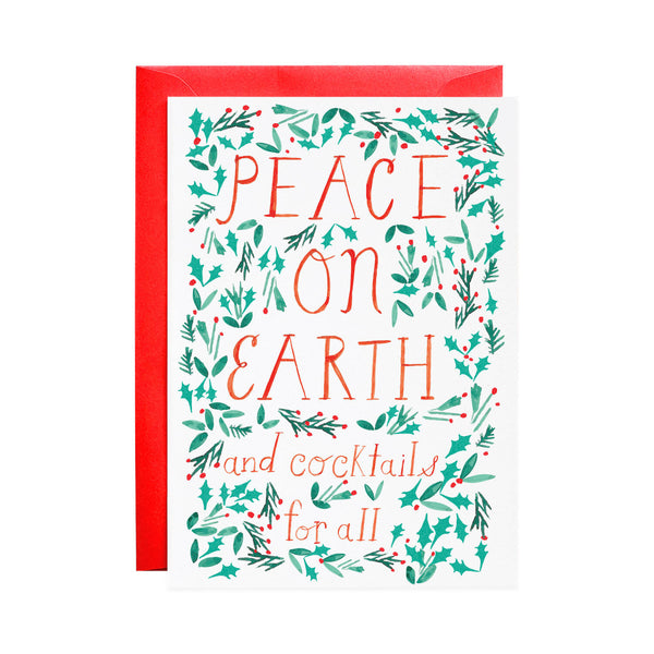 Mr Boddington Peace & Cocktails Card