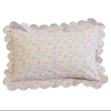 Coco & Wolf Liberty Print Scallop Ruffle Cushion - Felicity Pink