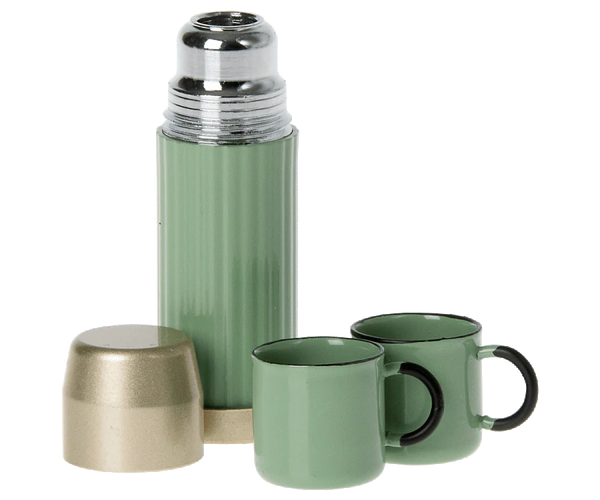 Maileg Thermos & Cups in Mint