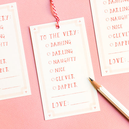 Mr. Boddington To the Very Gift Tags