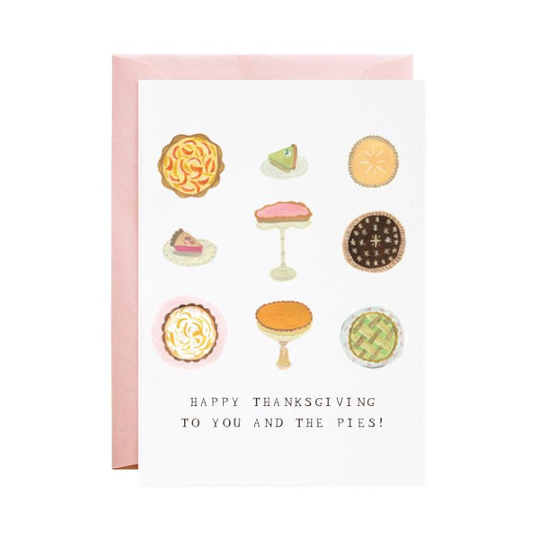 Mr Boddington Thanksgiving Pie Card