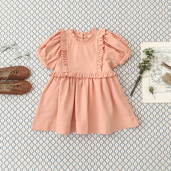 Soor Ploom Inga Dress, Clay | Wee Mondine