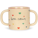 Konges Ceramic Cup and Bowl ~ Bon Coeur