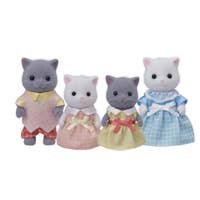 Calico Critters Persian Cat Family