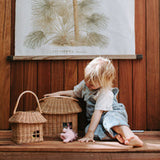 Olli Ella Small Rattan Hutch Basket