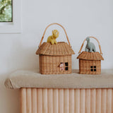 Olli Ella Small Rattan Hutch Basket