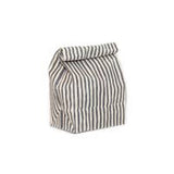 WAAM Industries Eco-Friendly Lunch Bag - Navy Ticking